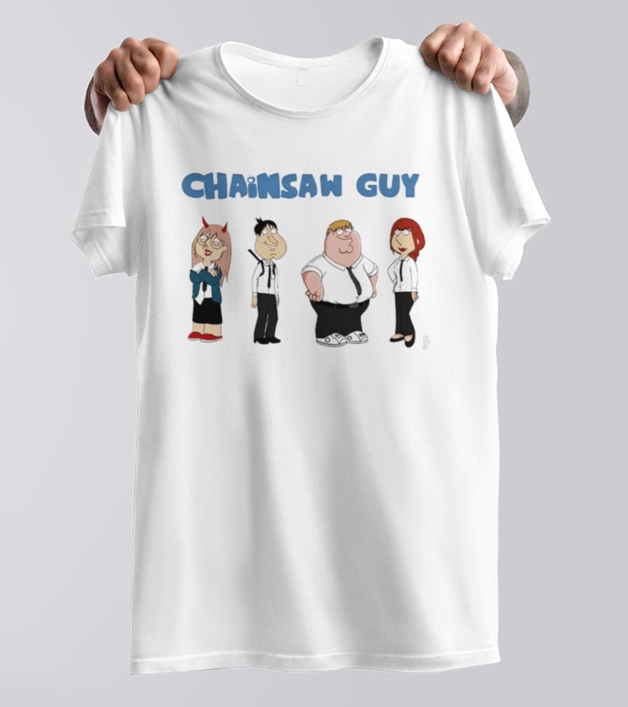 Chainsaw Guy Family Character Mashup Chainsaw Man T-Shirt