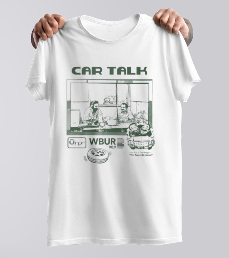 Car Talk NPR Podcast WBUR Engine Gear T-Shirt