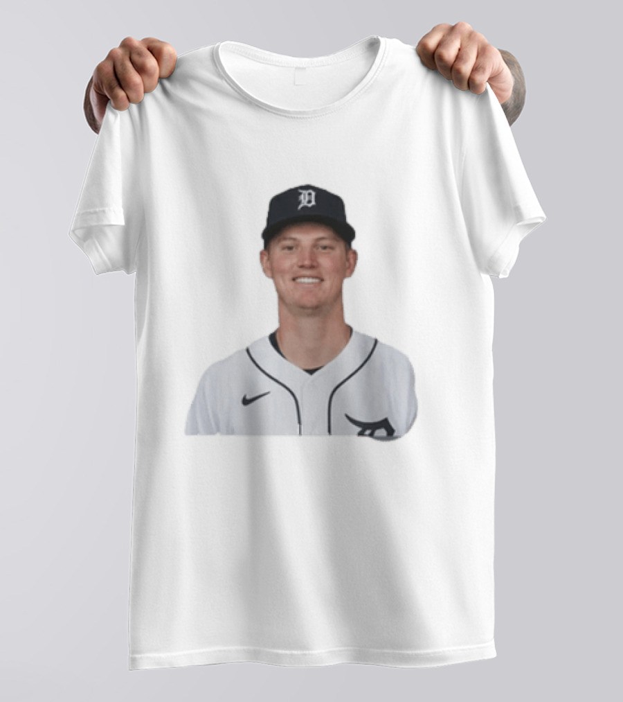 Troy Melton Detroit Tigers Nike Baseball Player D T-Shirt