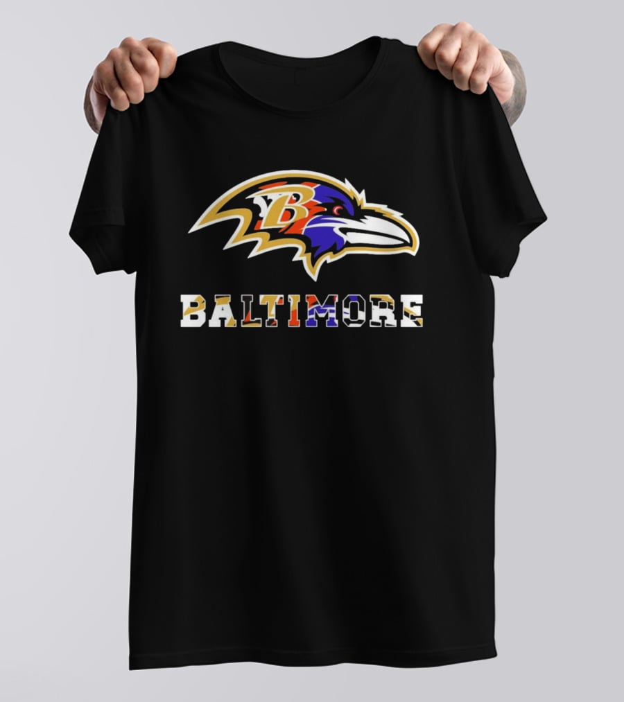 Baltimore Ravens Orioles Terrapins Sports Fusion T-Shirt
