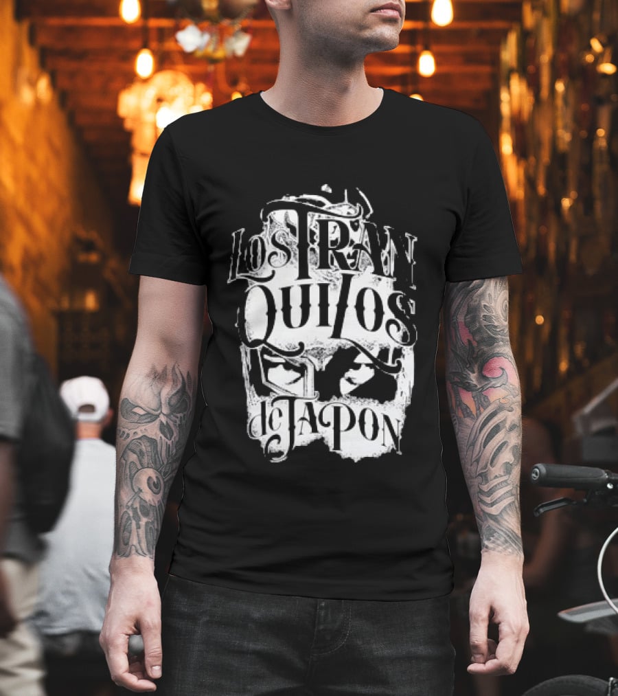 Los Tranquilos De Japon Bushi Mask Design Japan T-Shirt