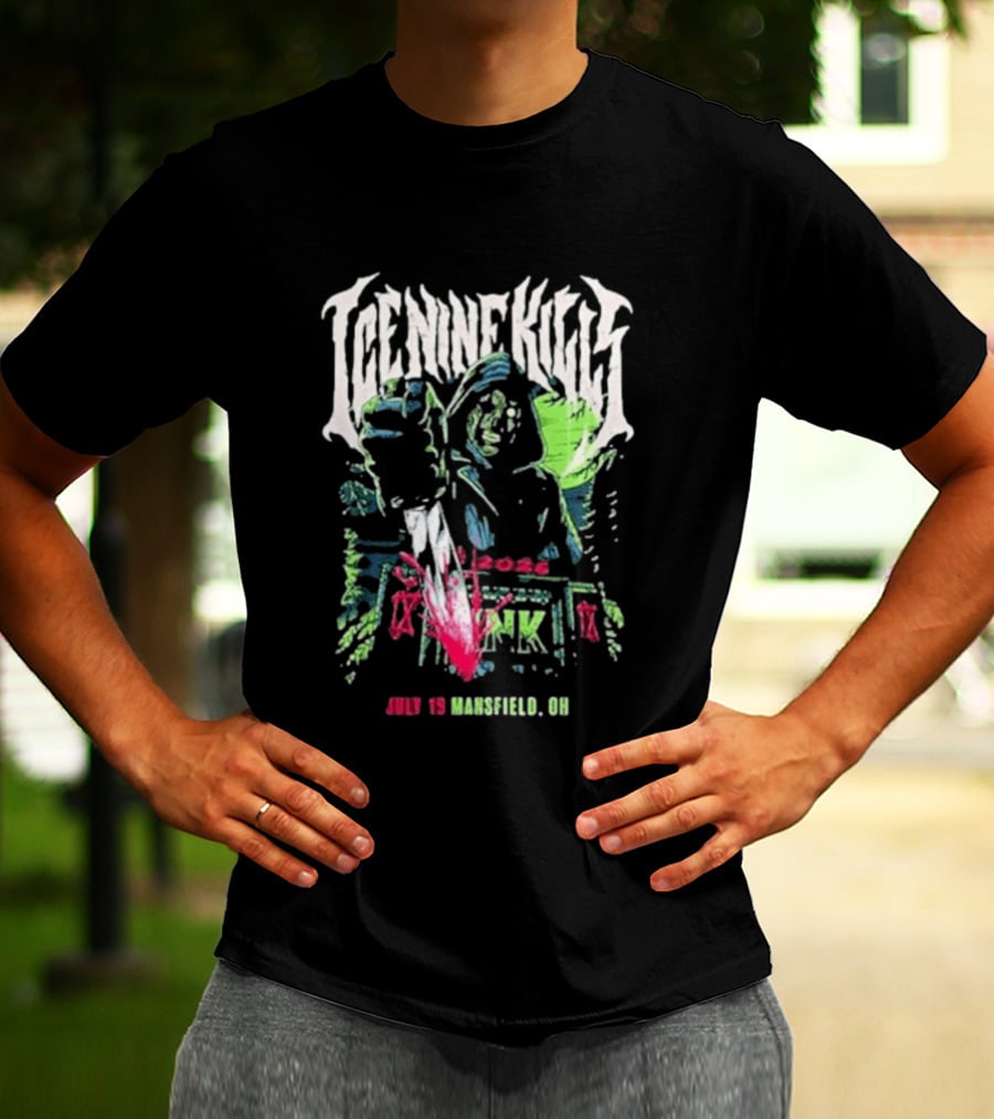 Ice Nine Kills Inkcarceration Event Mansfield OH July 19 2026 Horror Graphic Novel T-Shirt