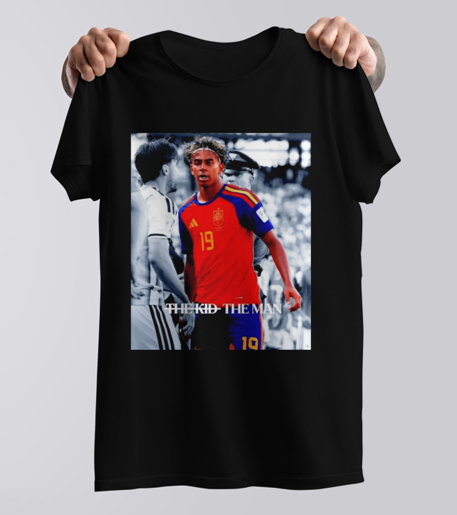 Spain 19 Lamine Yamal The Kid The Man T-Shirt