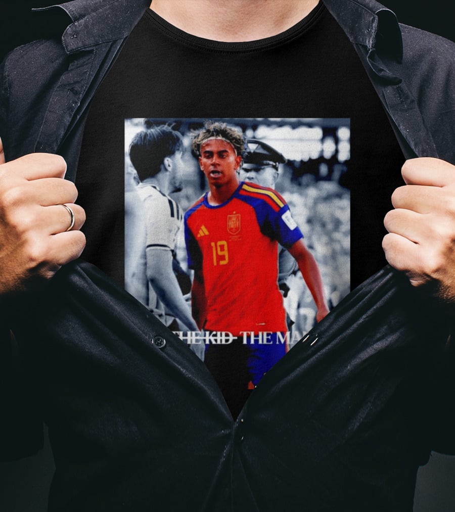 Spain 19 Lamine Yamal The Kid The Man T-Shirt