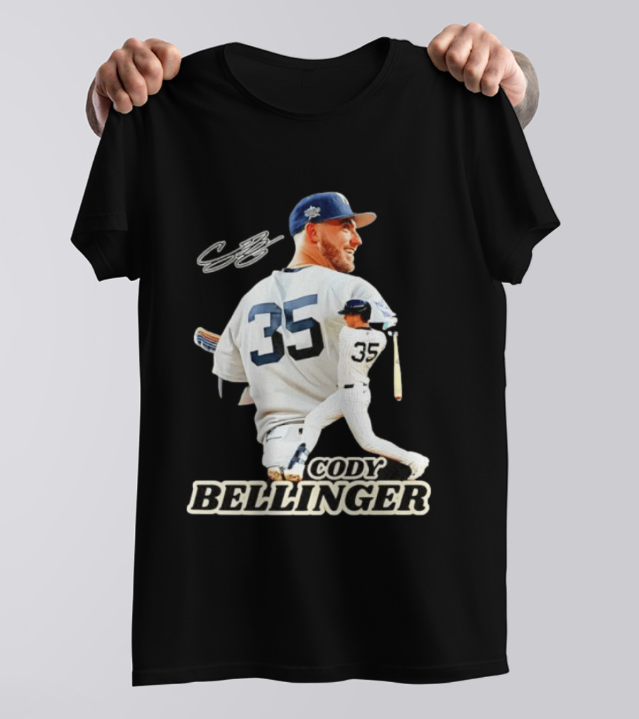 Cody Bellinger 35 New York Yankees MLB Baseball Player T-Shirt