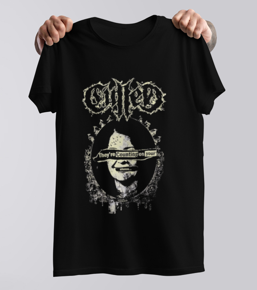 Culled They're Counting On Your Silence Cryptic Hat T-Shirt