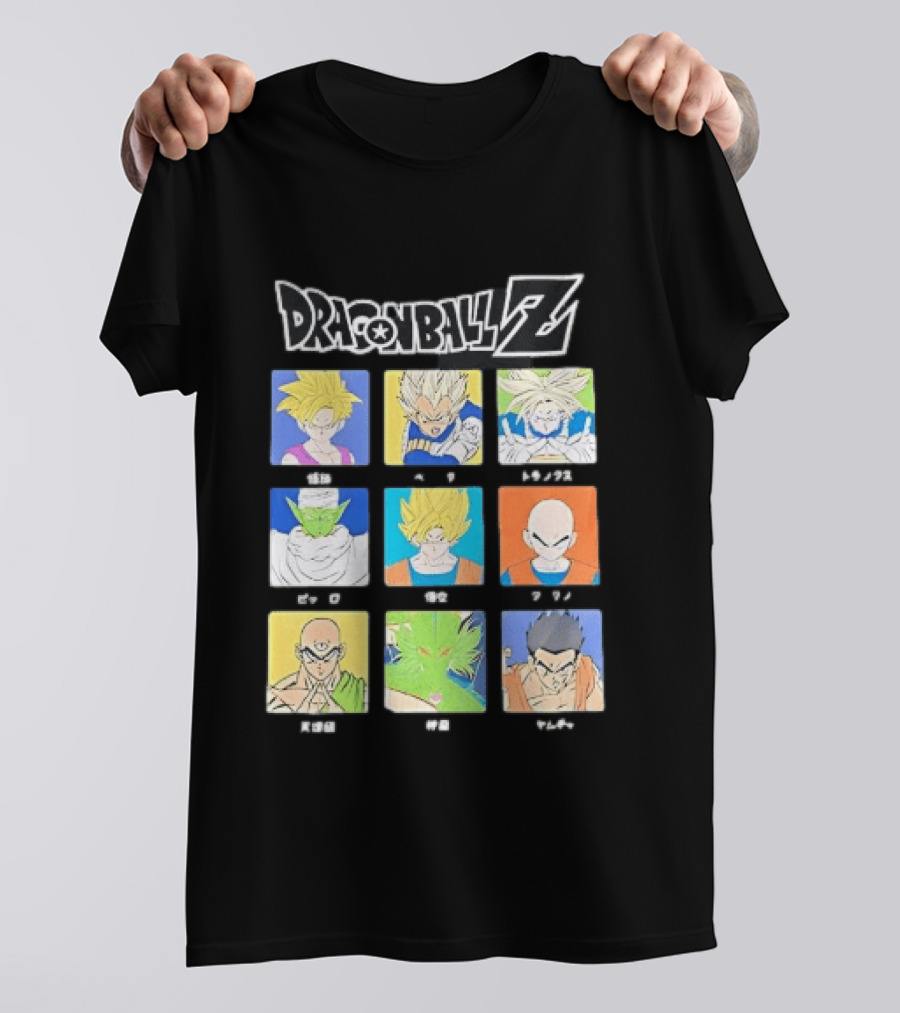 Dragon Ball Z Gohan Vegeta Trunks Piccolo Goku Krillin Tien Shenron Yamcha Anime Characters T-Shirt