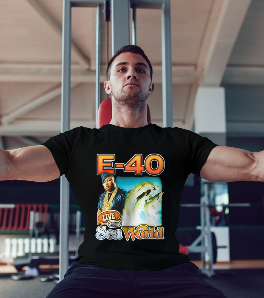 E 40 Live From Sea World With Dolphins T-Shirt