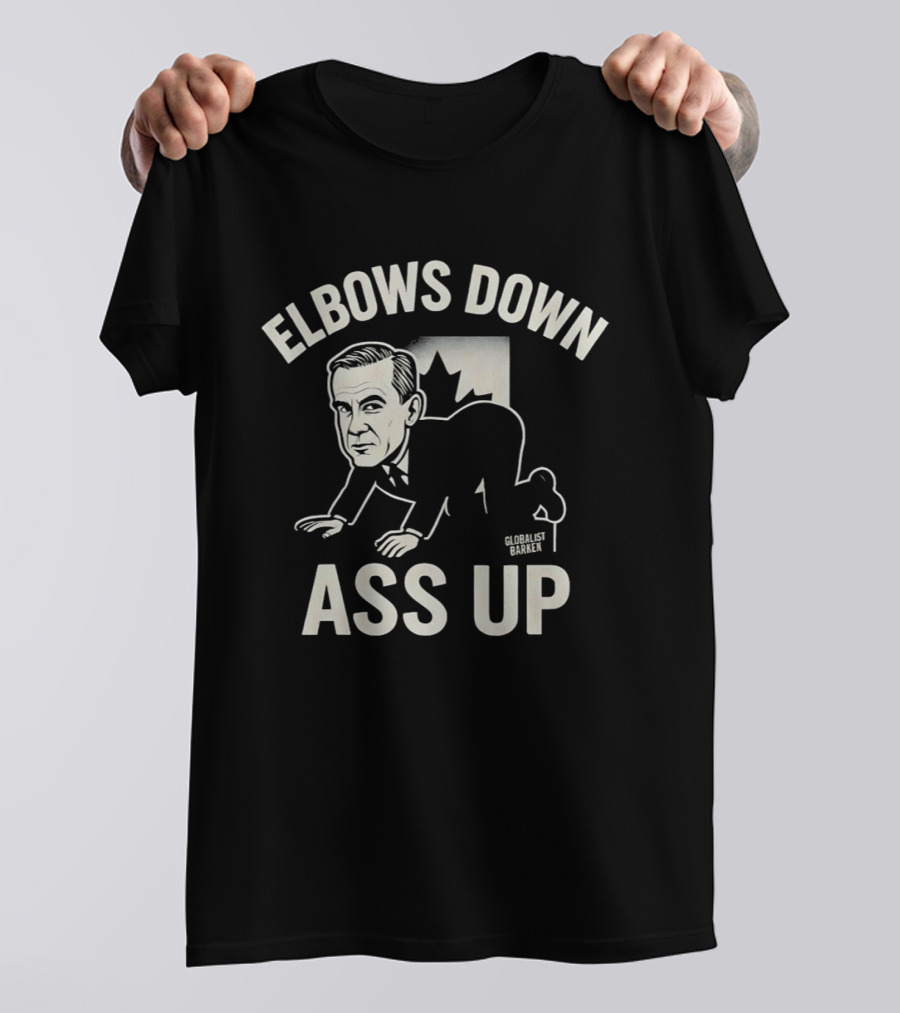 Elbows Down Ass Up Globalist Barken Crawling Figure T-Shirt