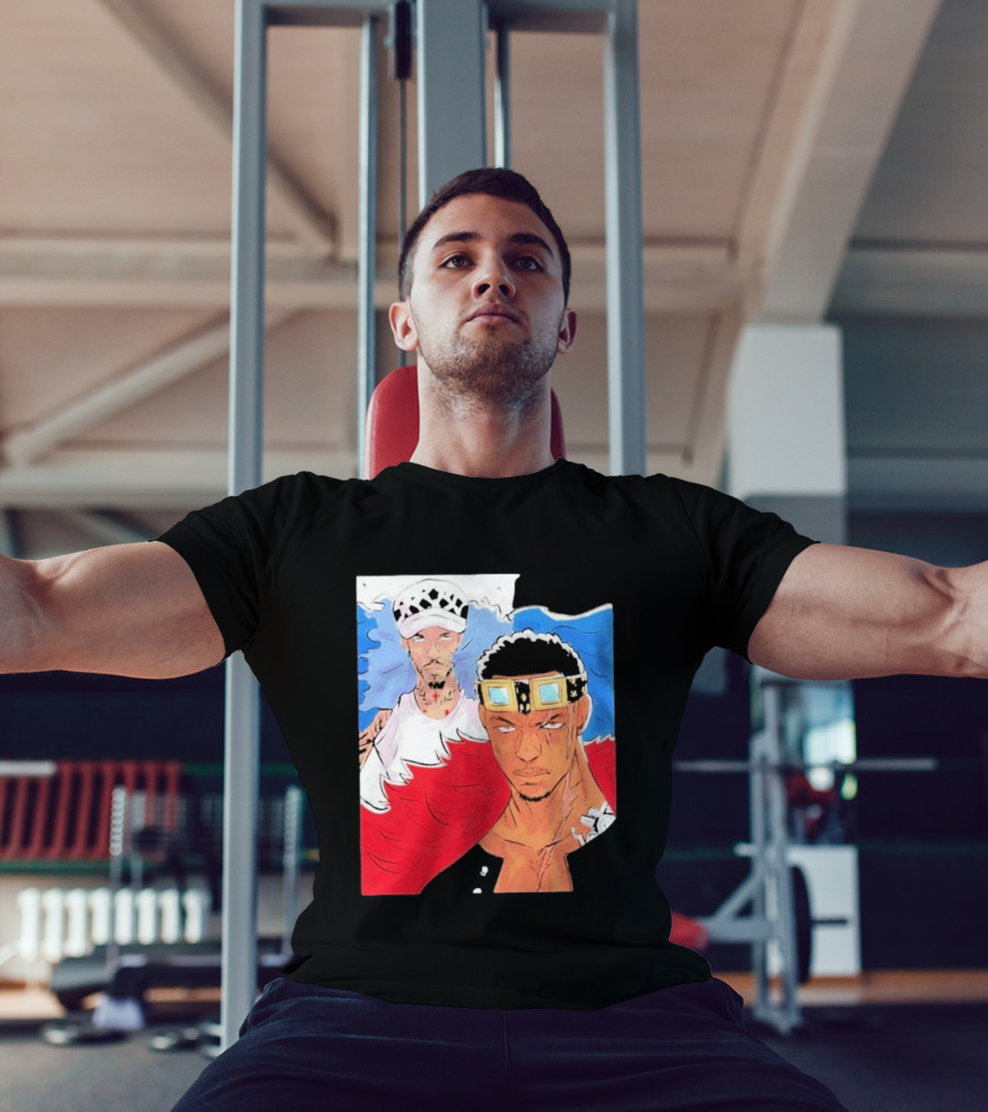 Minnesota Timberwolves Anthony Edwards Lamelo Ball Anime Crossover One Piece Fusion T-Shirt