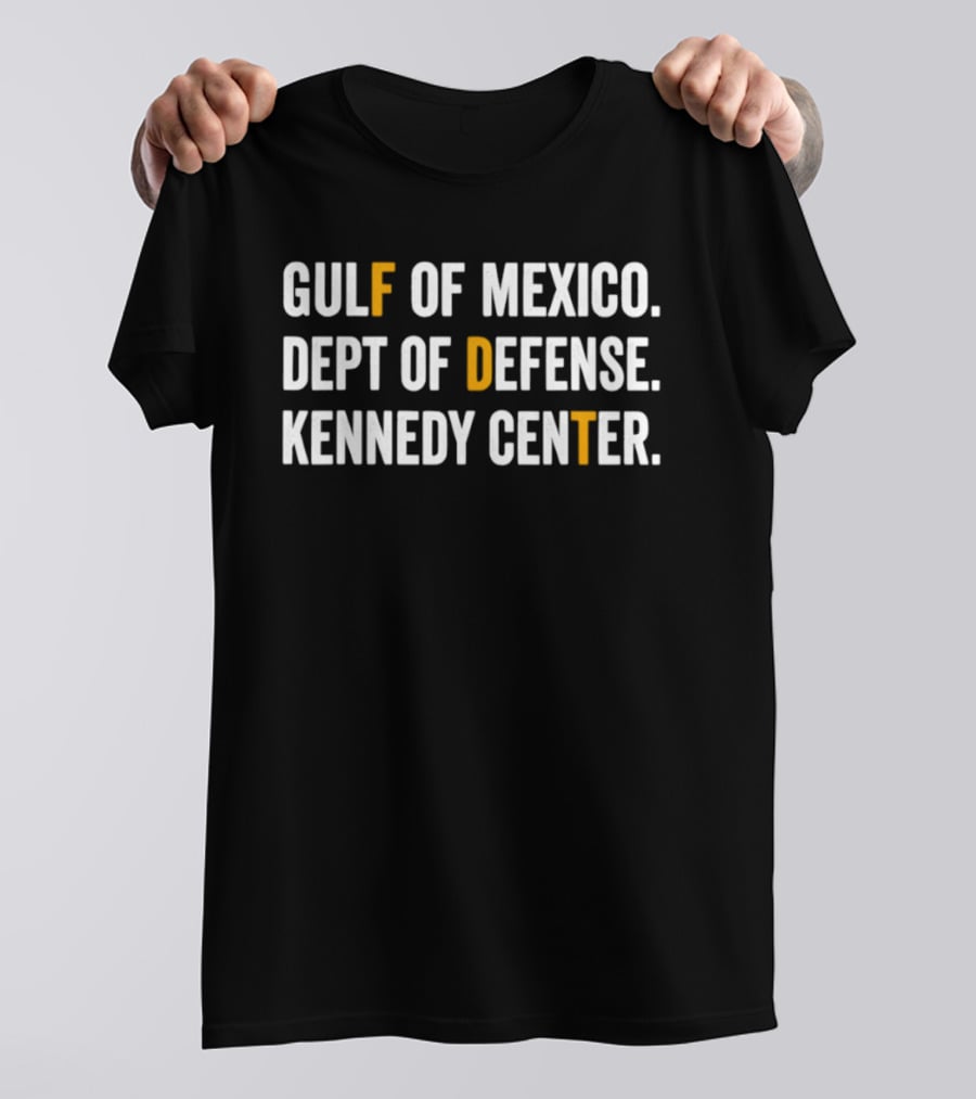 Gulf Of Mexico Dept Of Defense Kennedy Center T-Shirt