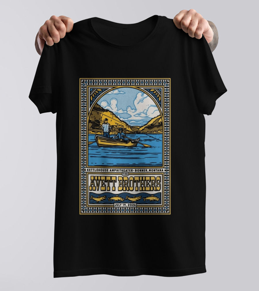 The Avett Brothers KettleHouse Amphitheater Bonner Montana July 19 2026 T-Shirt
