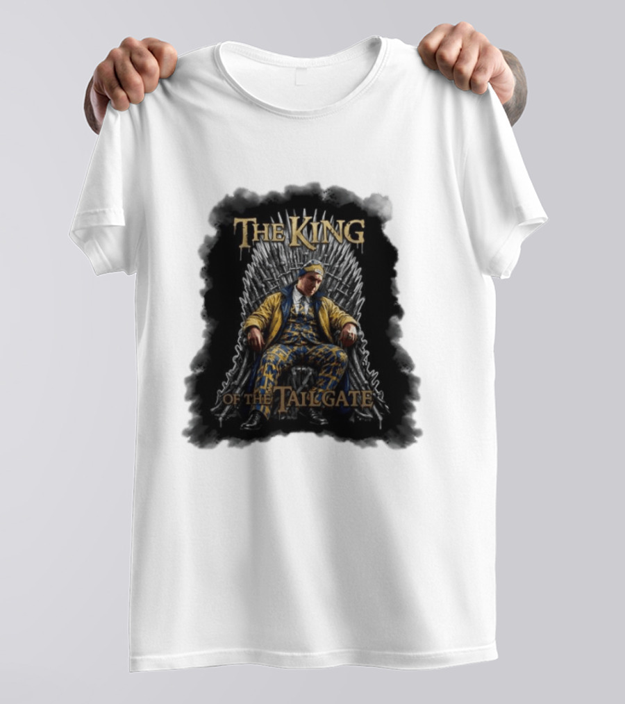 The King Of The Tailgate Chicago Bears Bill Murray Thrones Chair T-Shirt