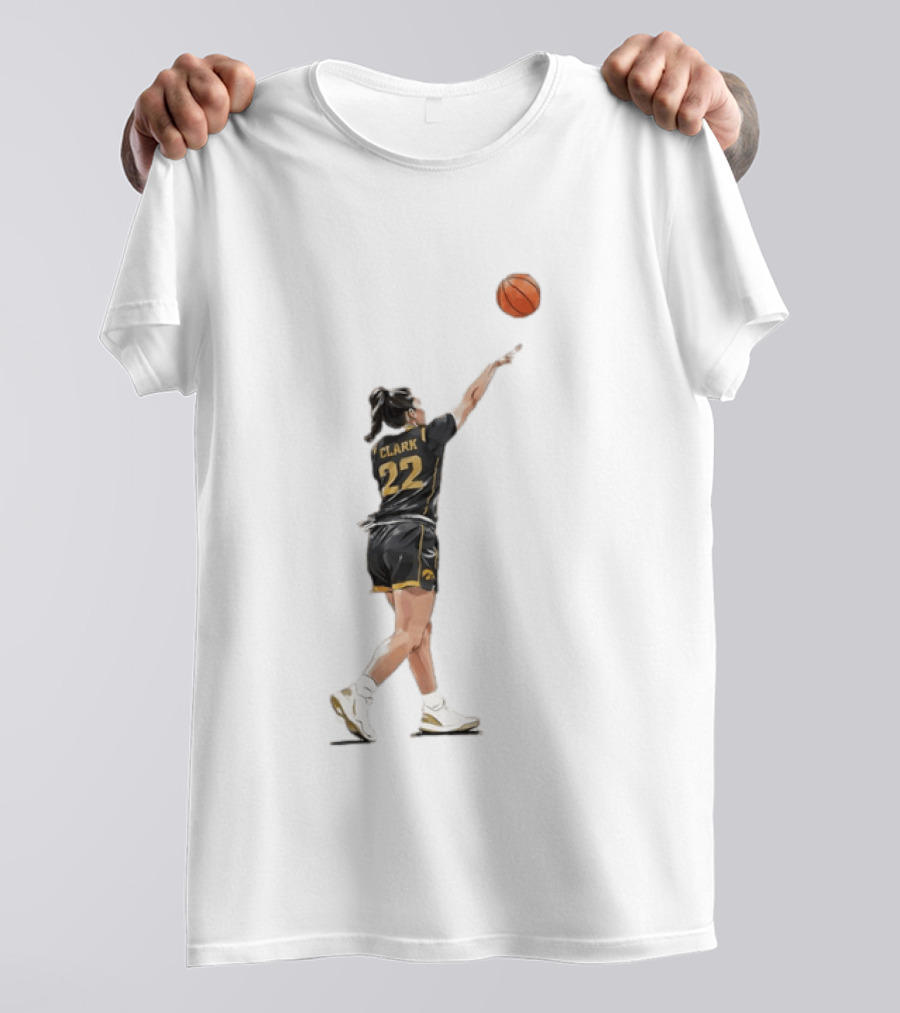 Caitlin Clark 22 Iowa Basketball WNBA Game Day Indiana Fever T-Shirt