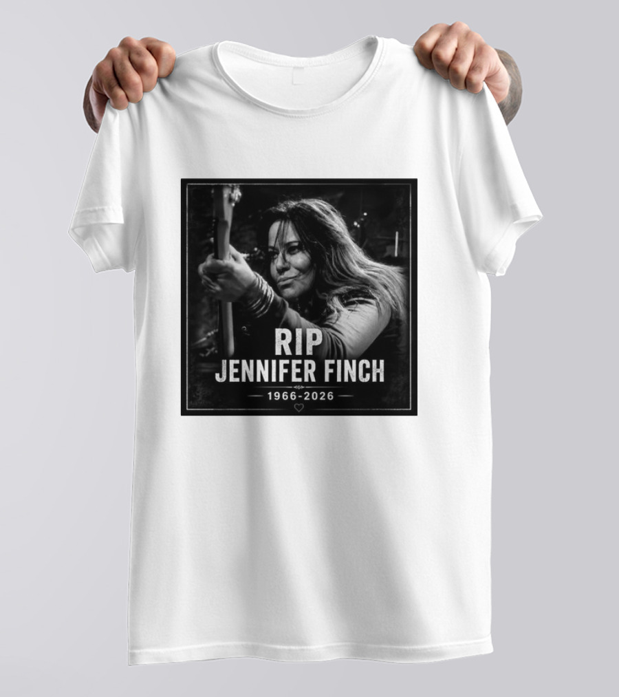 RIP Jennifer Finch 1966 2026 Memorial T-Shirt