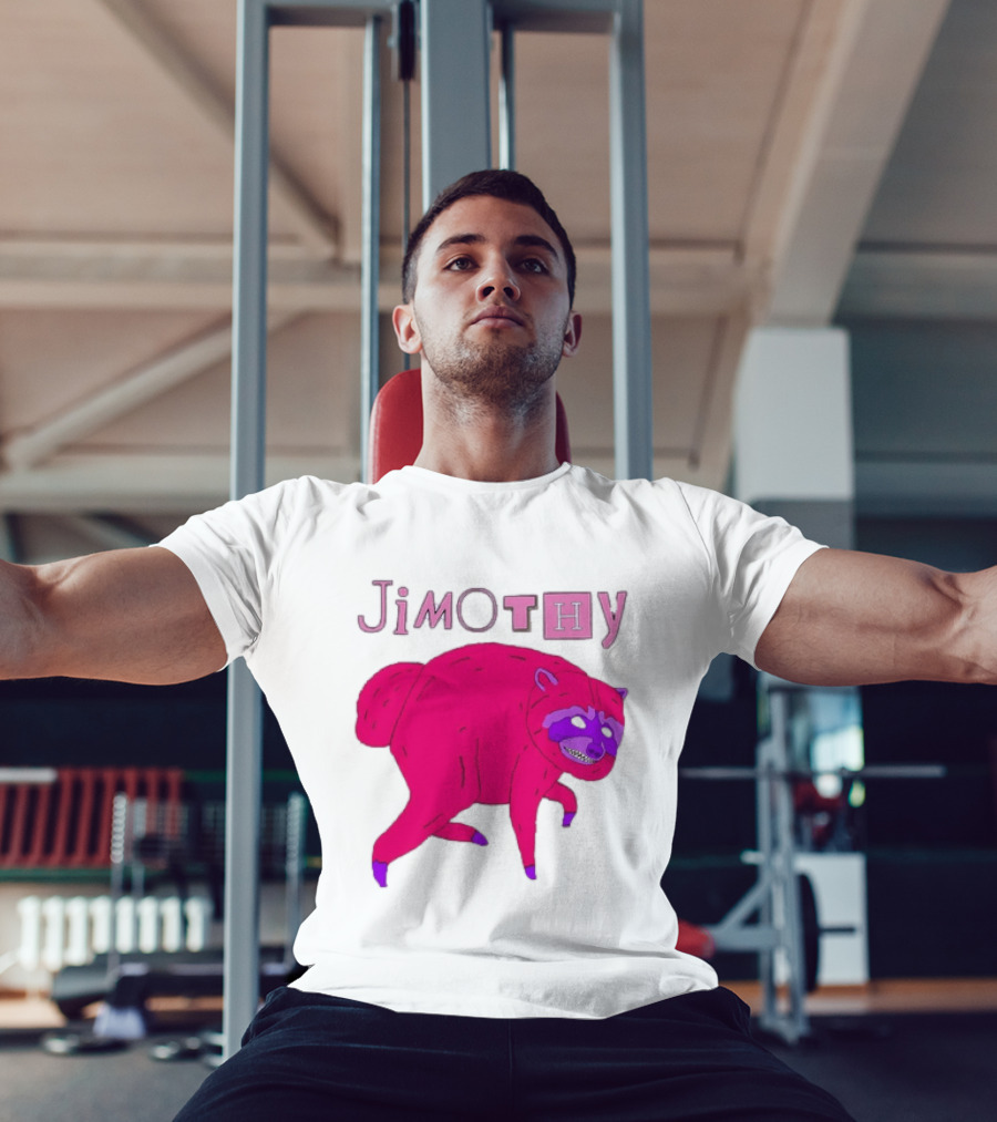 Jimothy Pink Raccoon T-Shirt