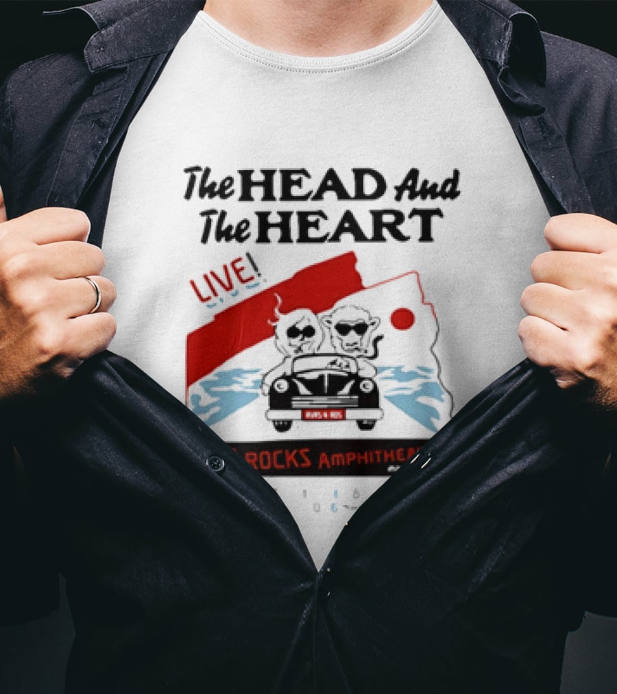 The Head And The Heart Live Red Rocks Amphitheatre Concert T-Shirt