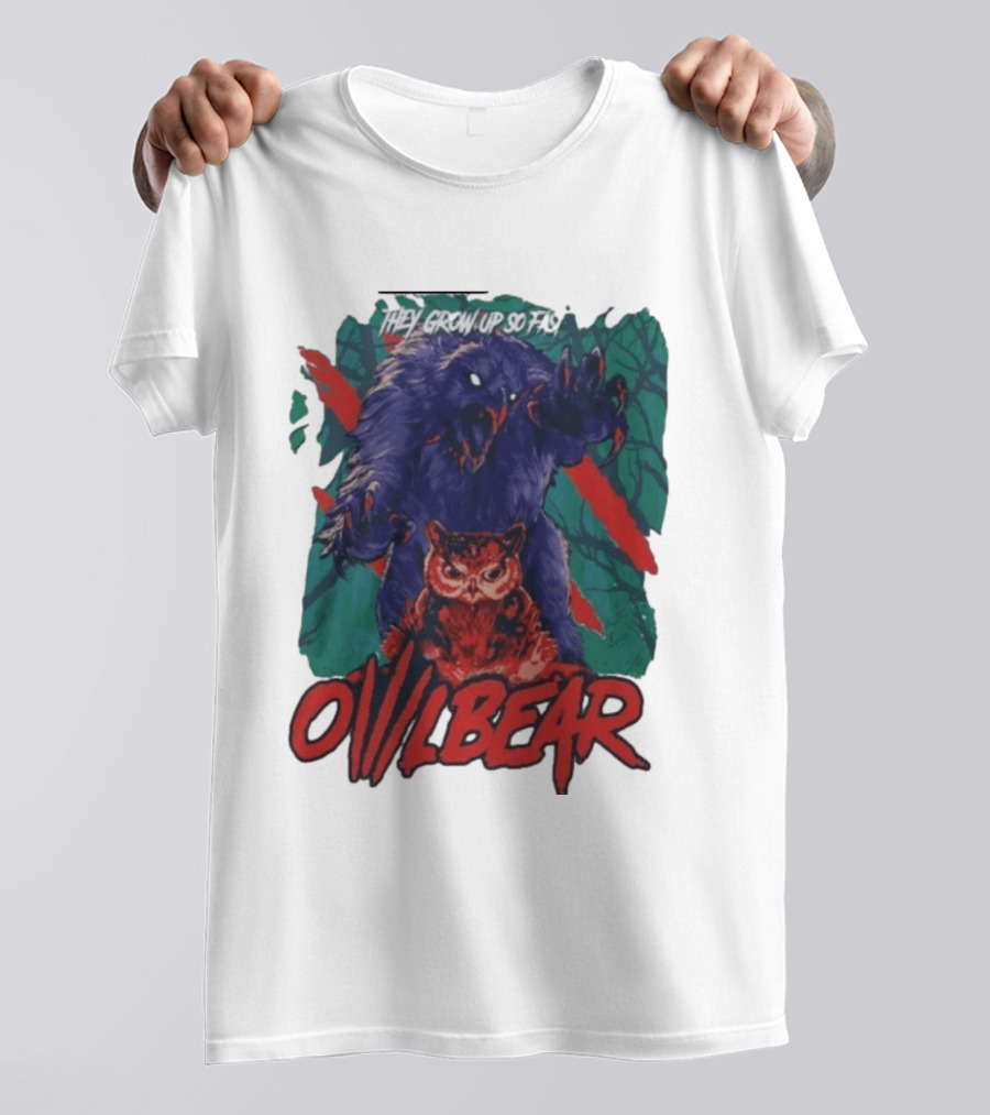 They Grow Up So Fast Owlbear Fantasy Creature T-Shirt