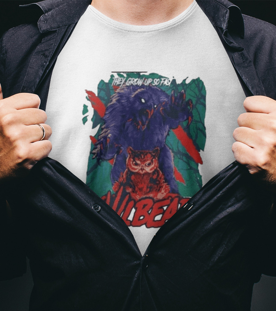 They Grow Up So Fast Owlbear Fantasy Creature T-Shirt