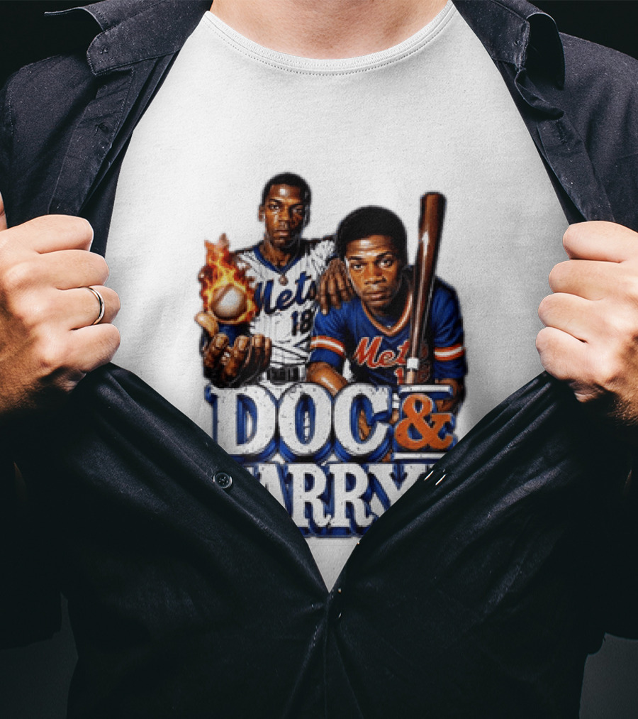 New York Mets Doc Gooden Darryl Strawberry Mets Iconic MLB Legends T-Shirt