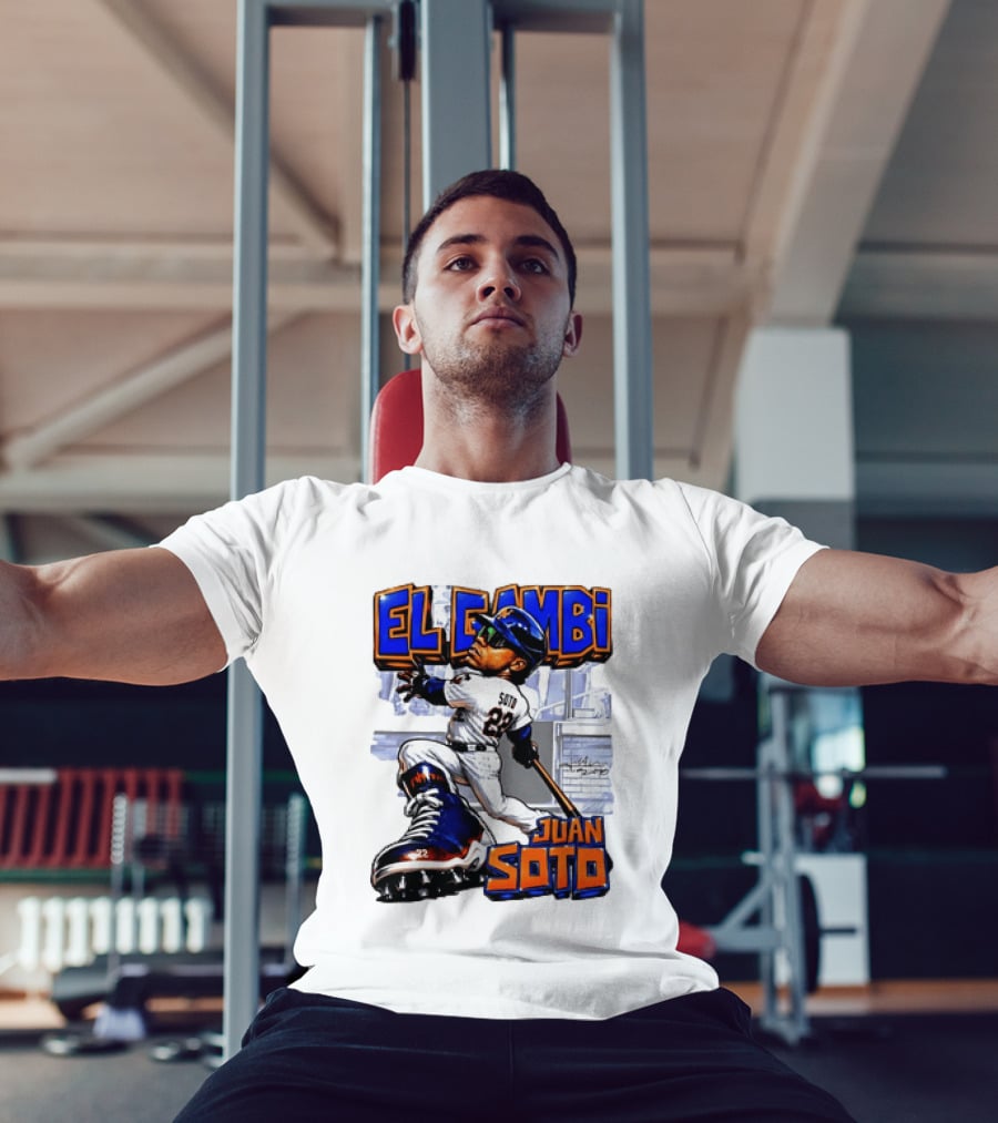 New York Mets El Gambi Juan Soto 22 Baseball T-Shirt