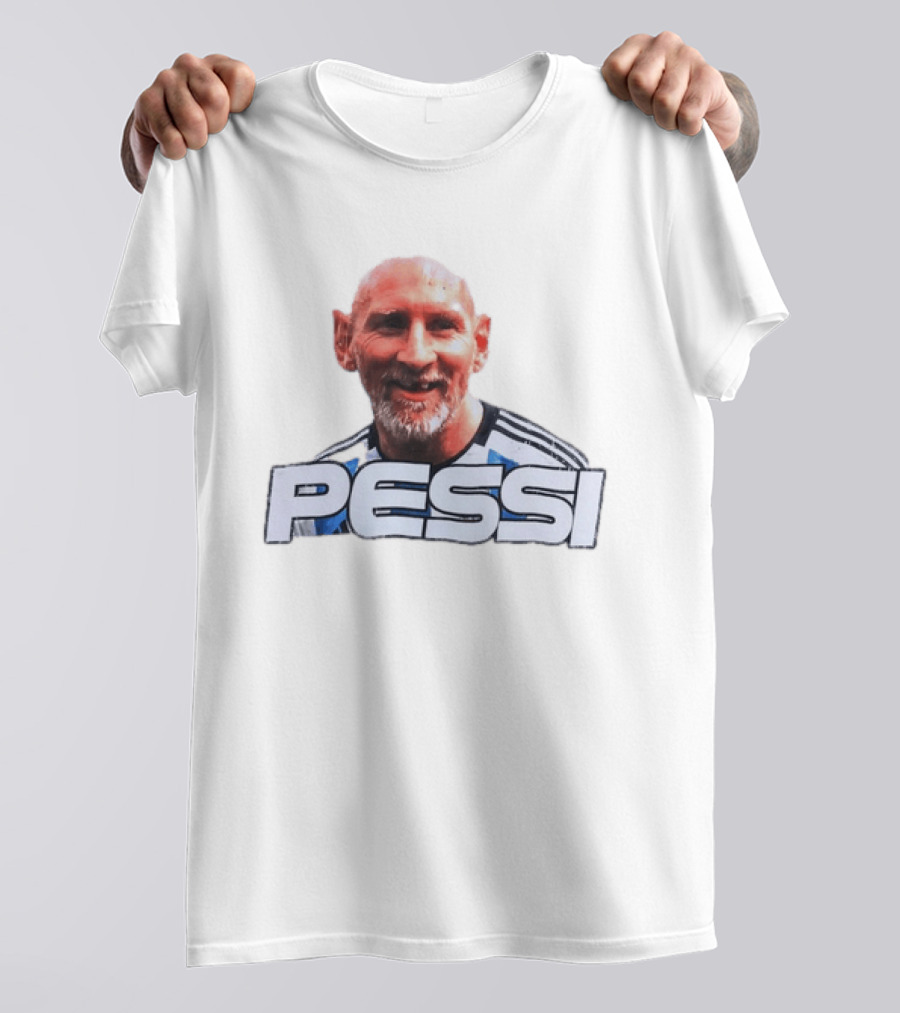 Pessi Lionel Messi Argentina National Team Jersey T-Shirt