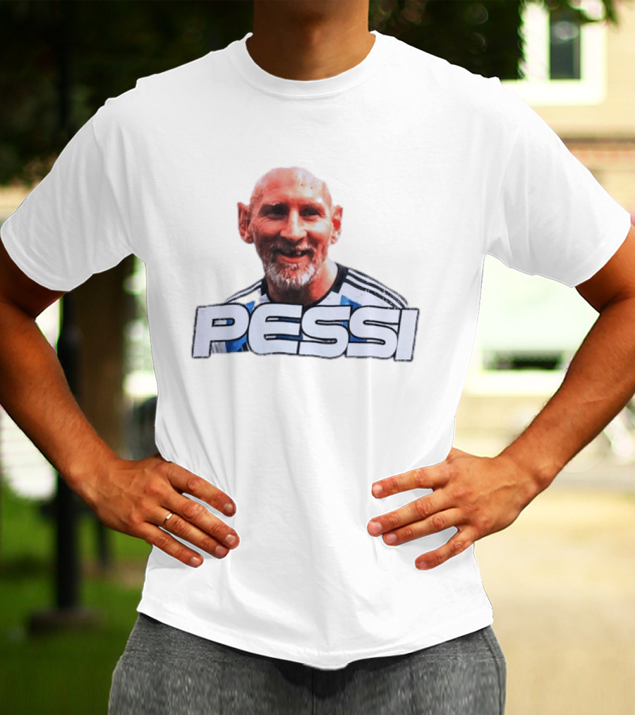 Pessi Lionel Messi Argentina National Team Jersey T-Shirt
