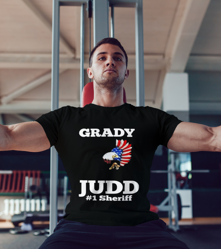 Grady Judd #1 Sheriff Patriotic Eagle T-Shirt