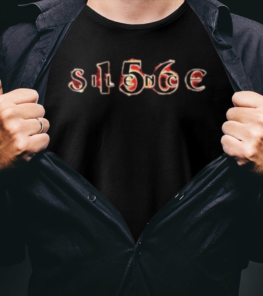 156 Silence Store Silence Death Isn't Release Fire T-Shirt