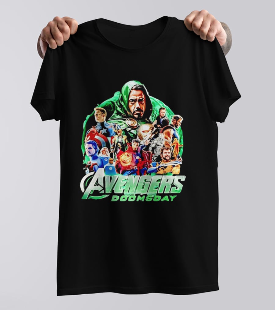 Avengers Doomsday Iron Man Captain America Marvel T-Shirt