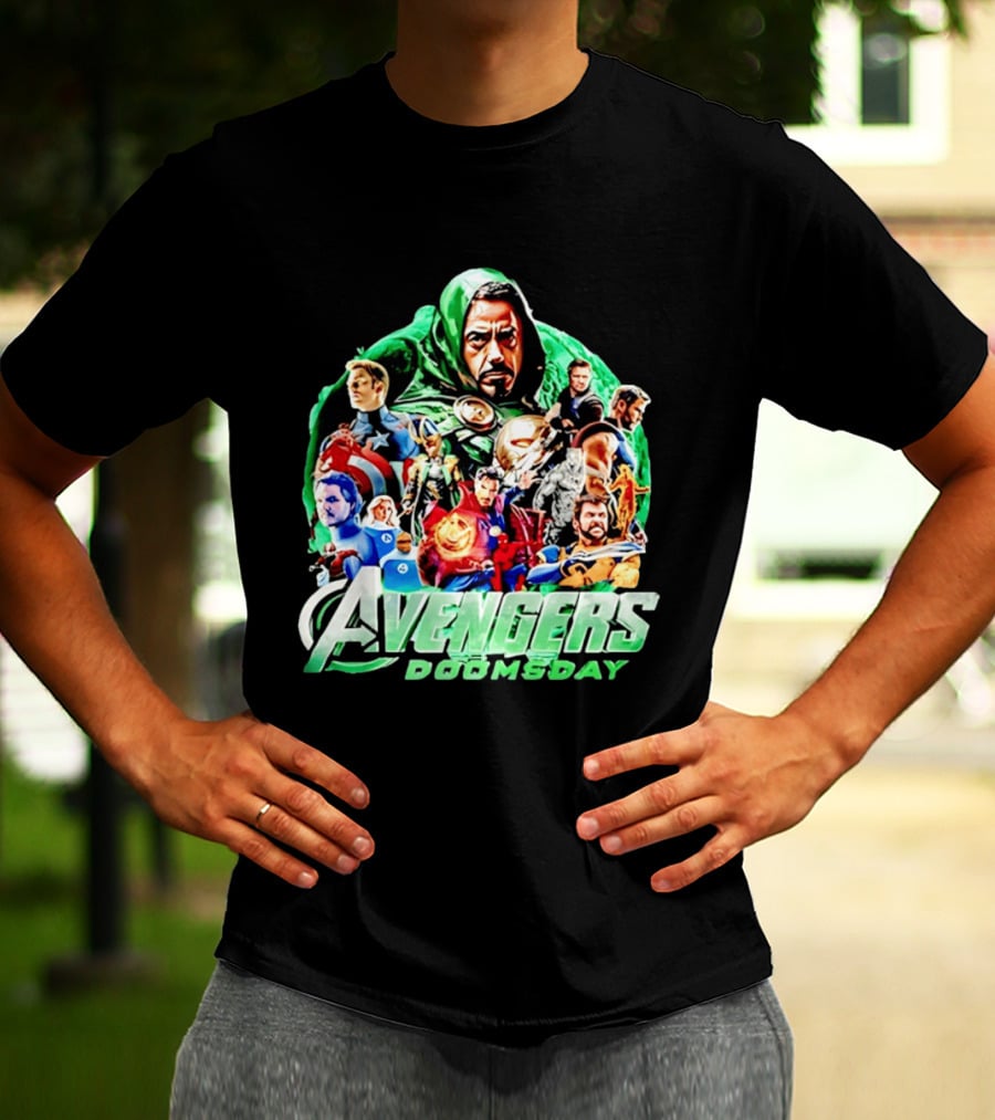 Avengers Doomsday Iron Man Captain America Marvel T-Shirt