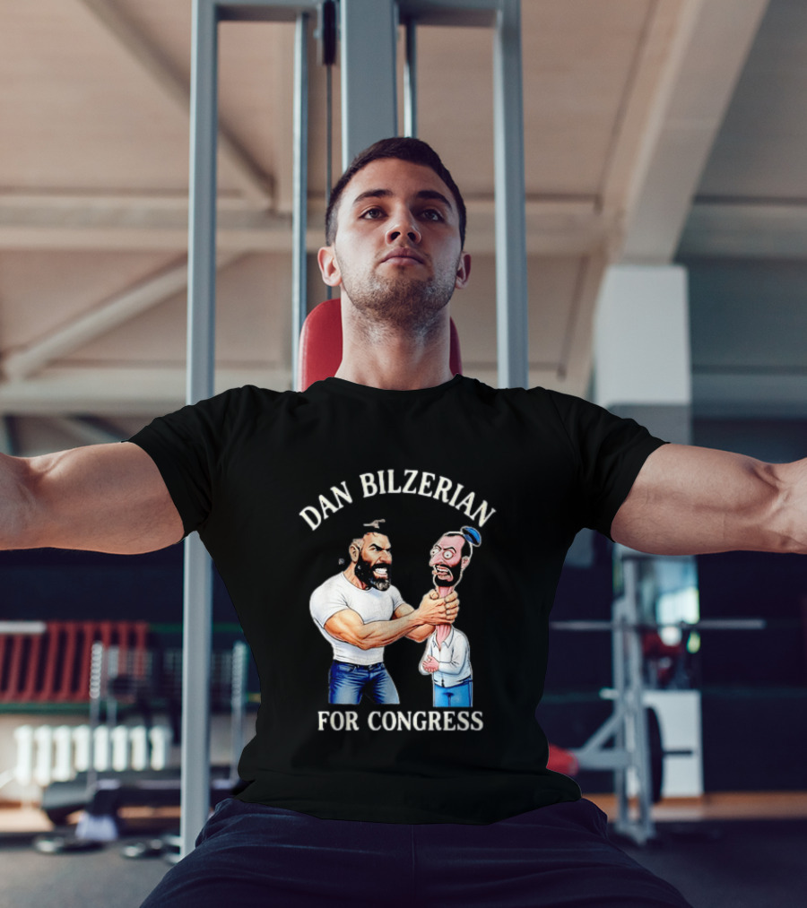 Dan Bilzerian For Congress Political Meme Cartoon T-Shirt