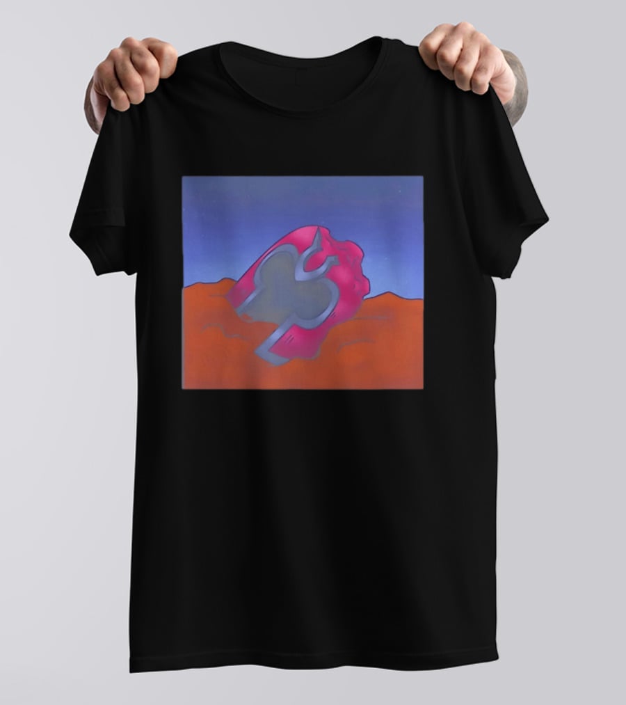 Devil Card Sinners To The Saint With Red Heart Symbol In Sand T-Shirt