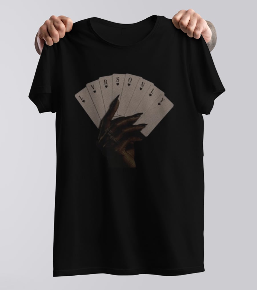 Isaiah Falls Store Play Ya Cards LVRSONLY Playing Cards T-Shirt