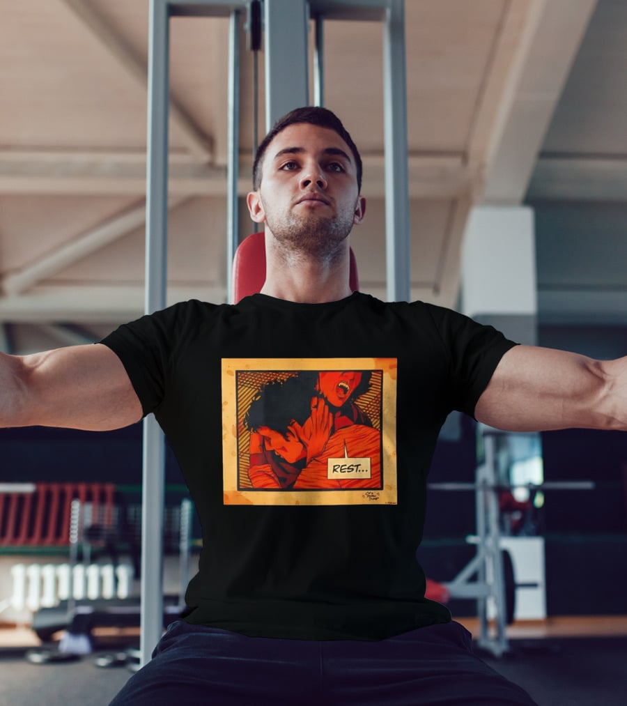Dumb Dump Rest Vampire Biting Man T-Shirt