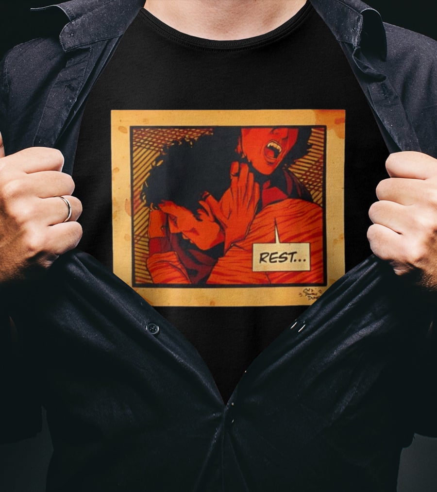 Dumb Dump Rest Vampire Biting Man T-Shirt