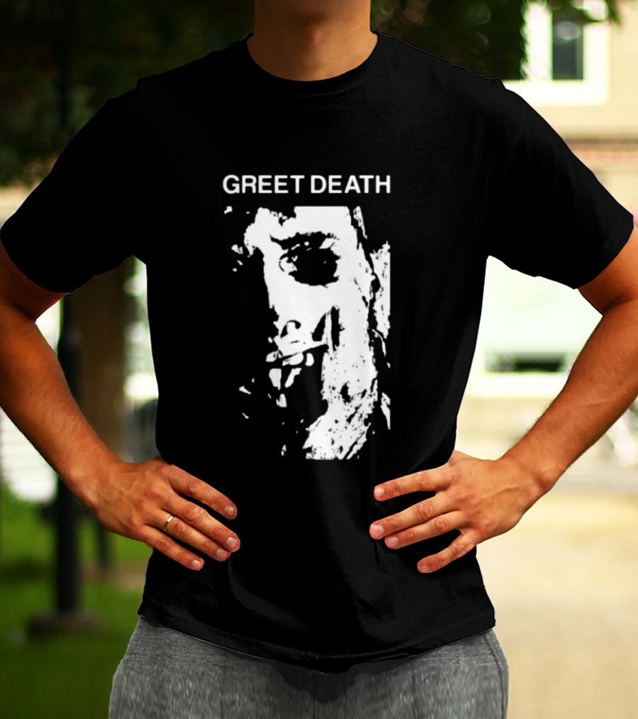 Evil Greed Store Greet Death Leatherface Horror T-Shirt