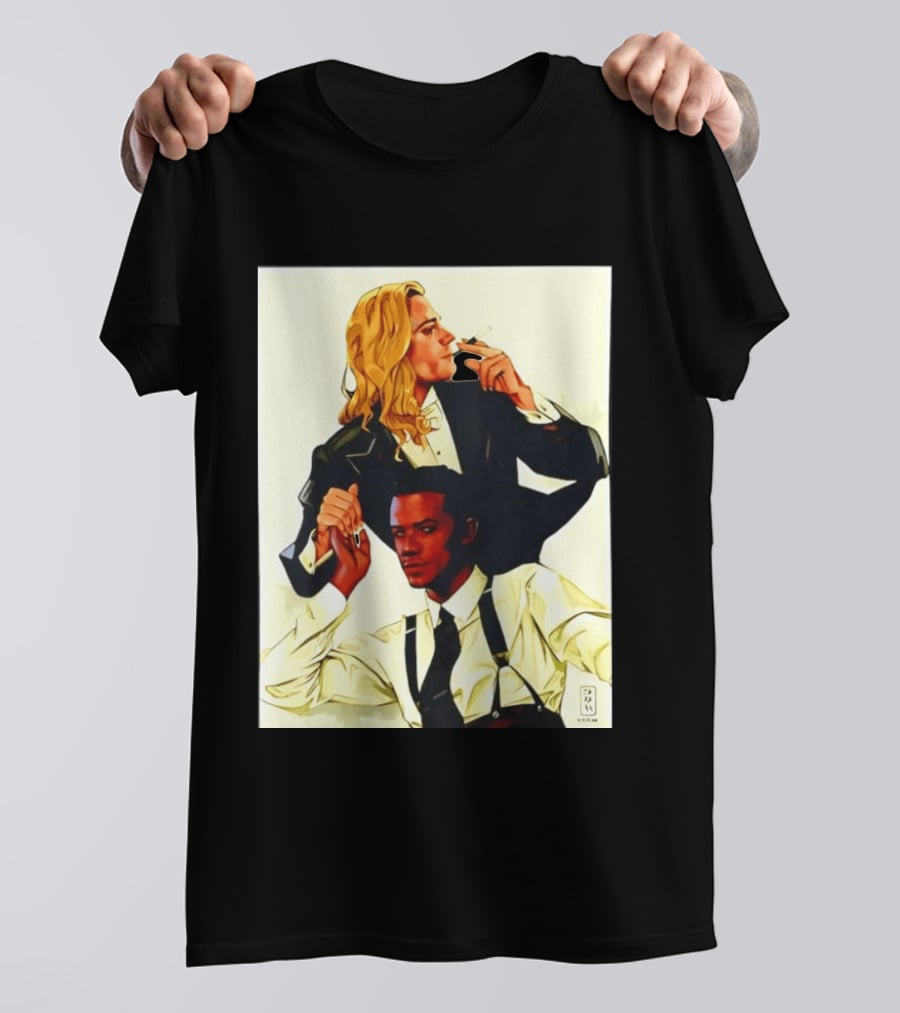 JMH Interview With The Vampire Lestat And Louis Smoking Portraits T-Shirt