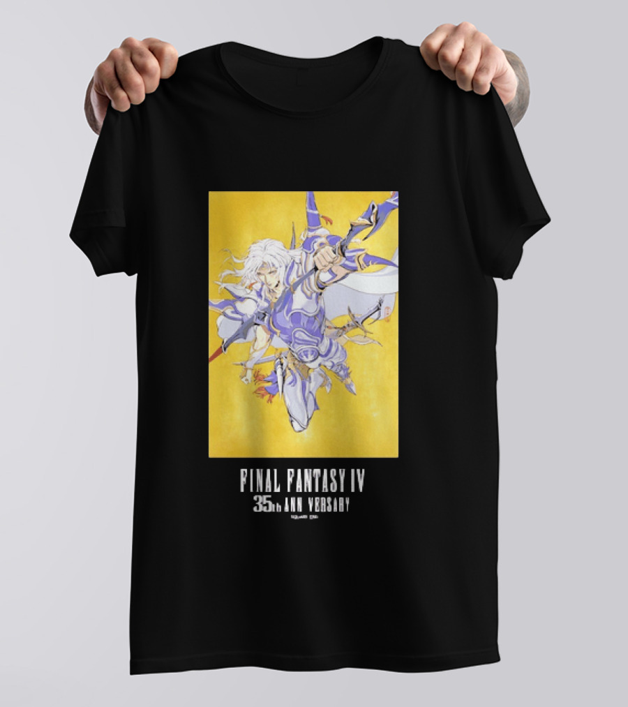Final Fantasy IV 35th Anniversary Knight Leaping Heroic T-Shirt