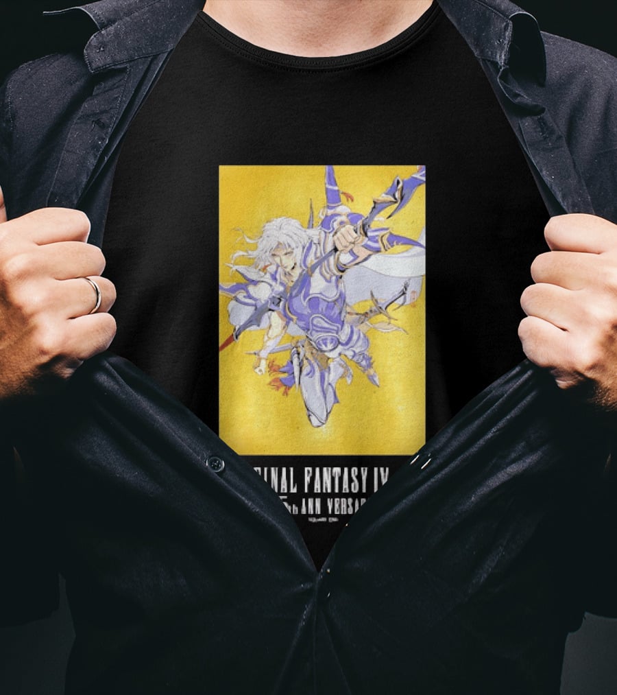 Final Fantasy IV 35th Anniversary Knight Leaping Heroic T-Shirt