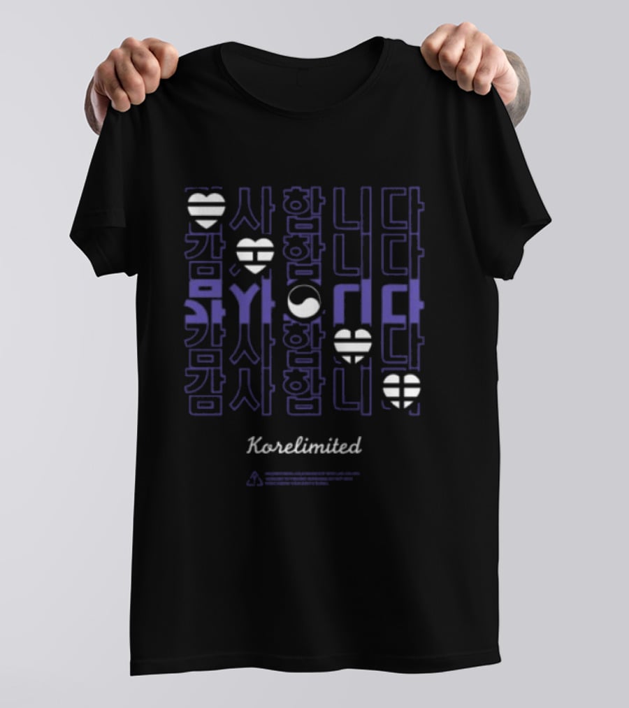 Korelimited Koreatown Purple Heart Korean T-Shirt