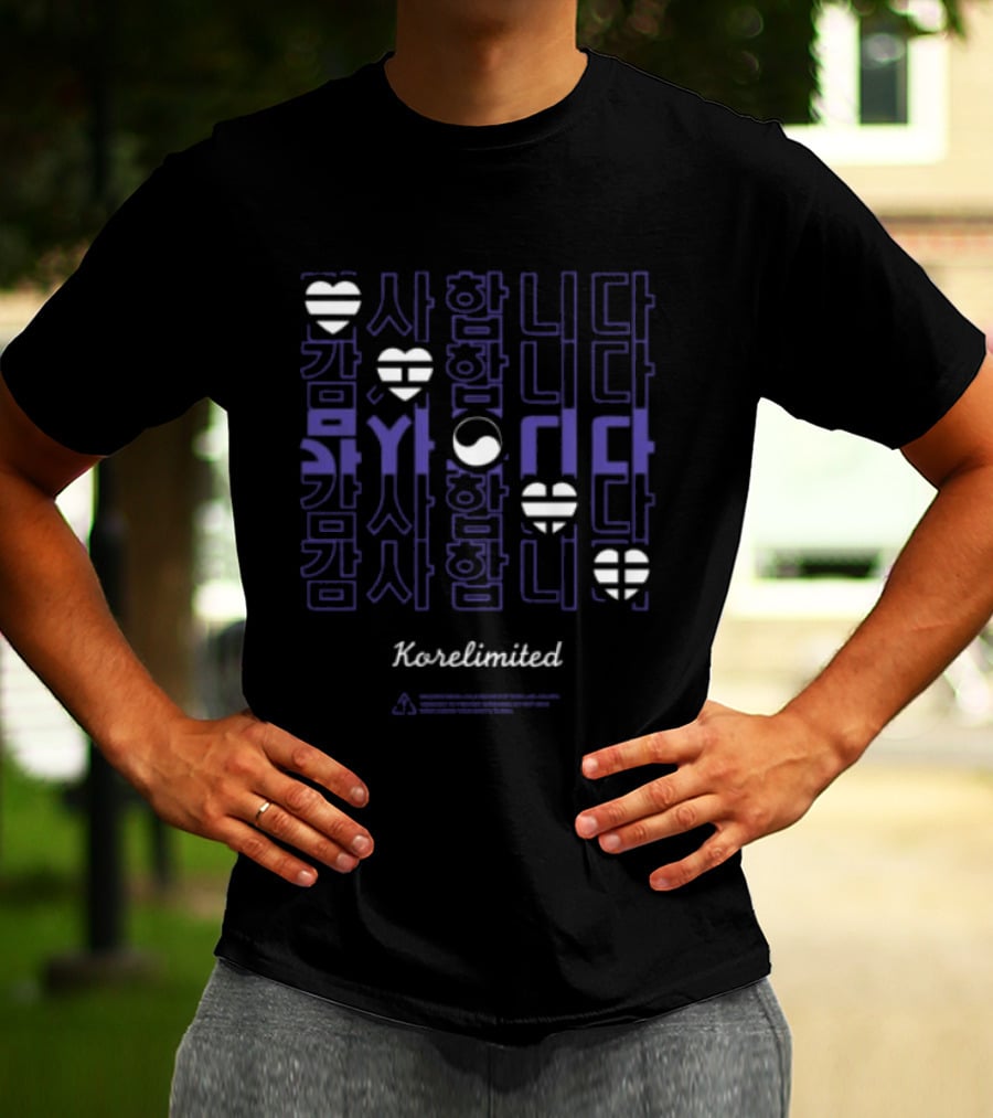 Korelimited Koreatown Purple Heart Korean T-Shirt