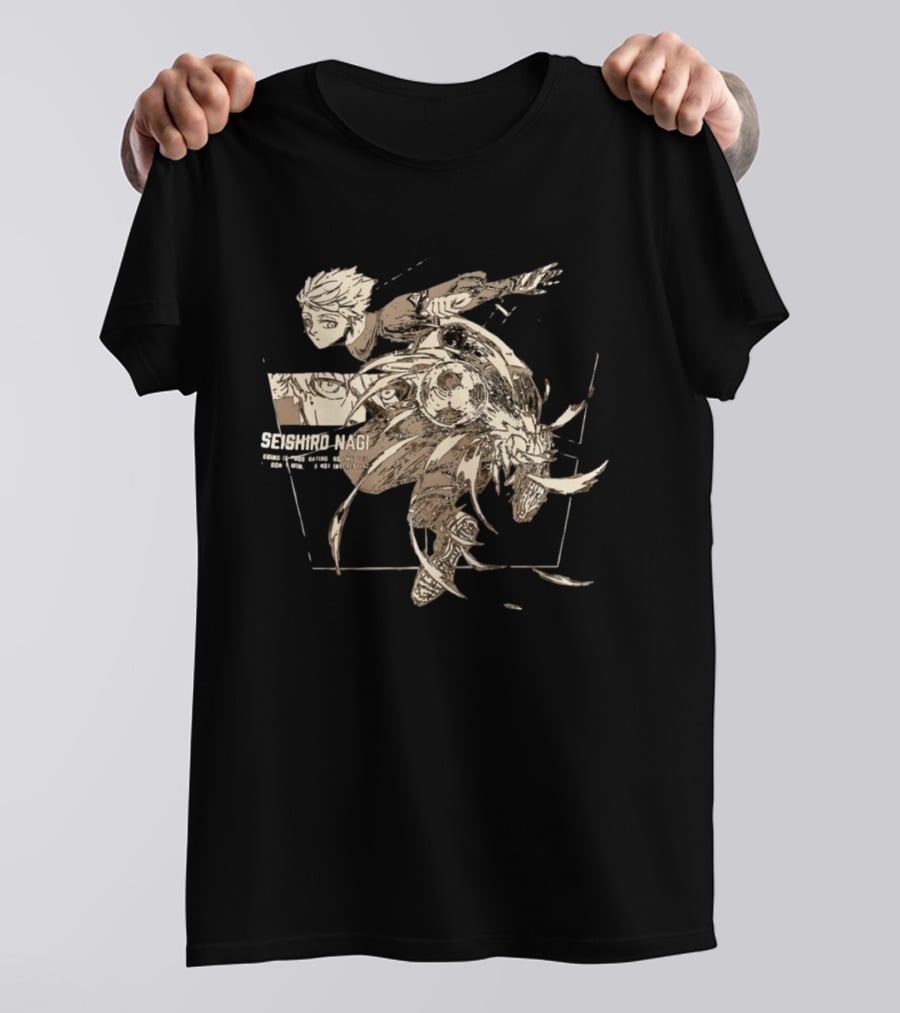 Seishiro Nagi Losing Is Frustrating So I Hate It Soccer Action Manga T-Shirt