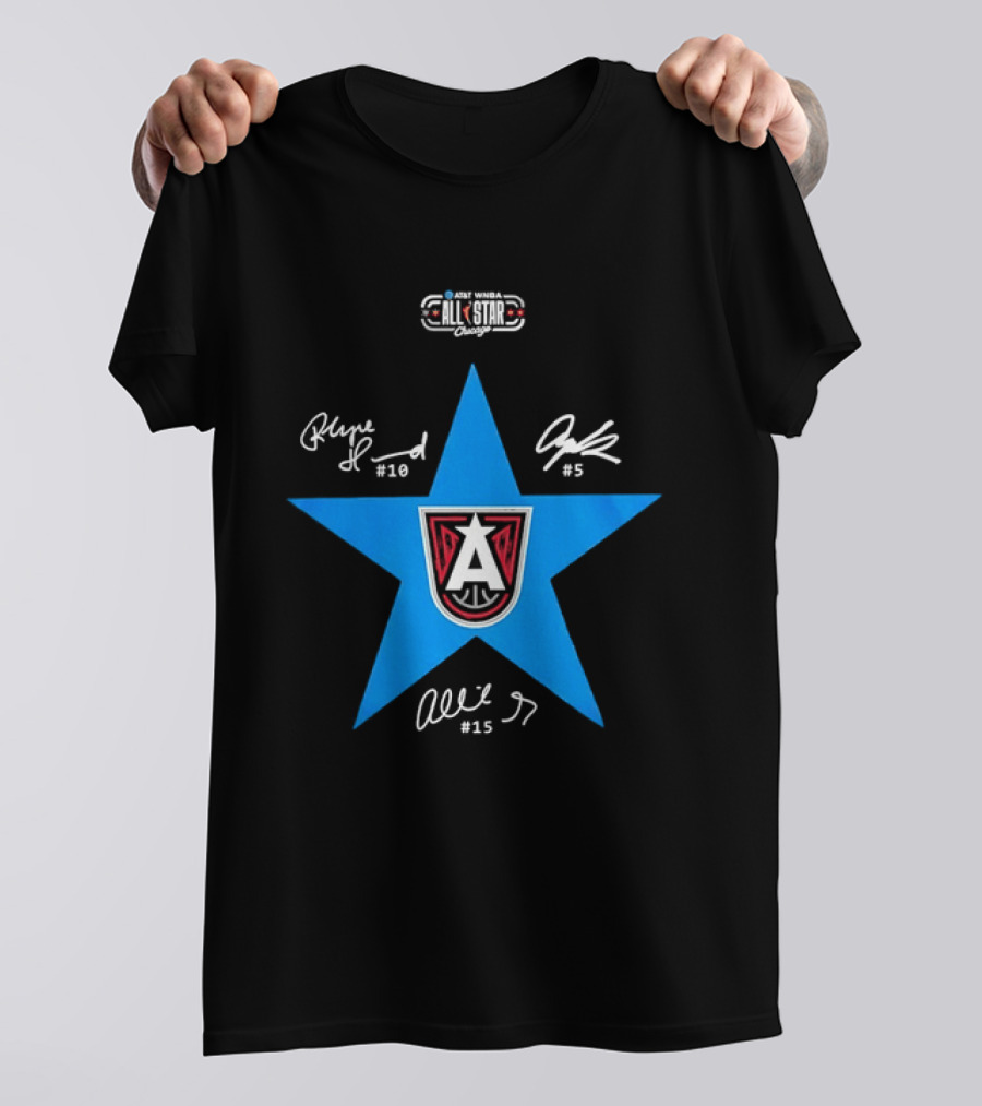 WNBA All Star Chicago Edition 2020 Signatures Star T-Shirt