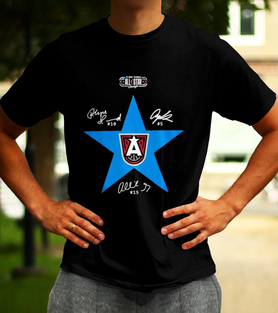 WNBA All Star Chicago Edition 2020 Signatures Star T-Shirt