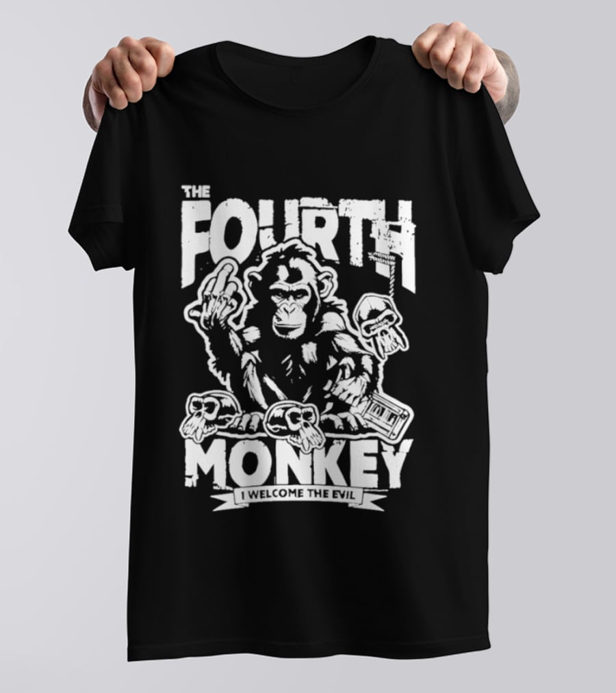 The Fourth Monkey Welcome The Evil Chimpanzee T-Shirt