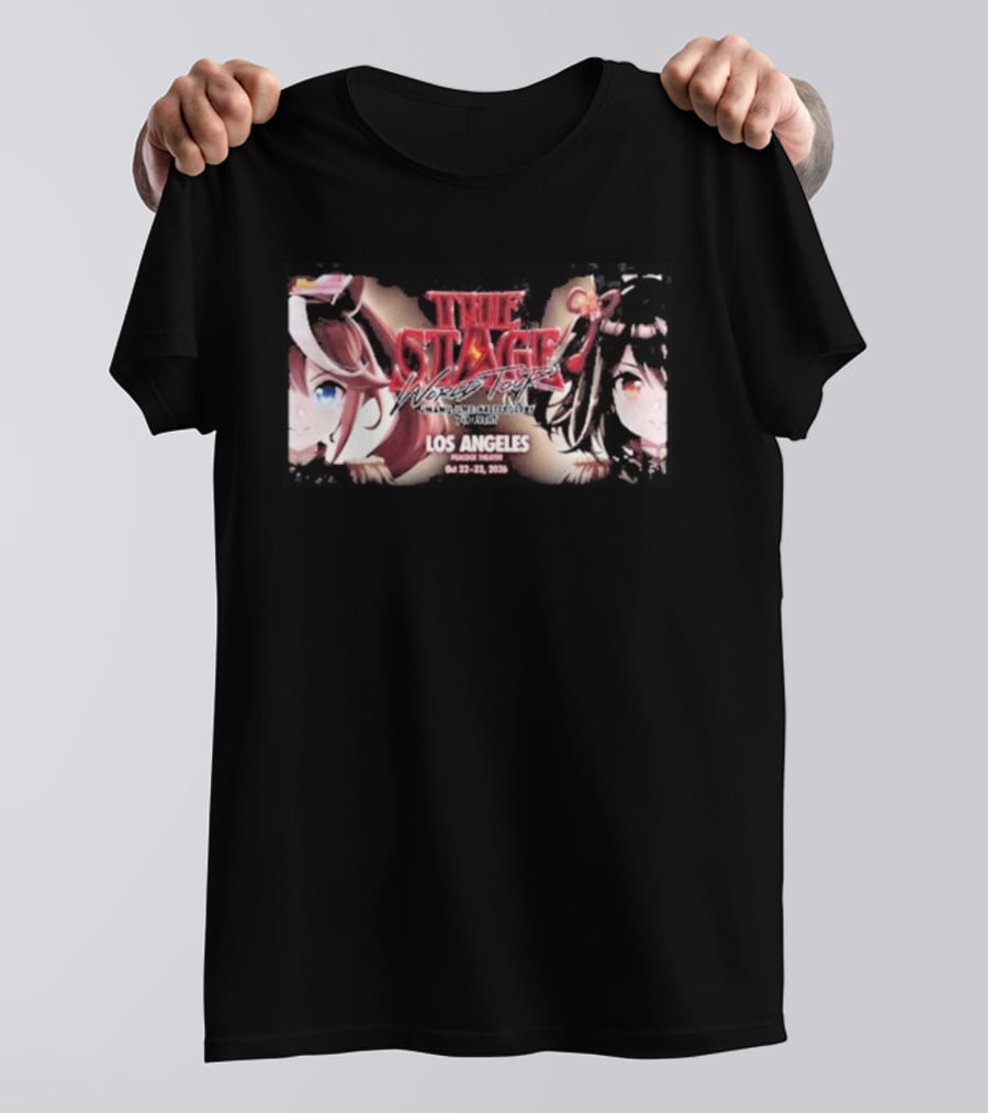 Umamusume Pretty Derby True Stage World Tour 2026 Los Angeles Peacock Theater Oct 22 23 T-Shirt