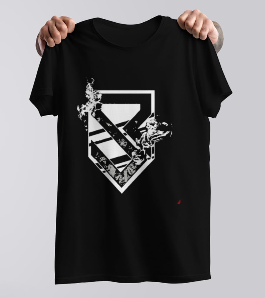 Tyrese Haliburton Seth Rollins Flames 2026 At Madison Square Garden Shield T-Shirt
