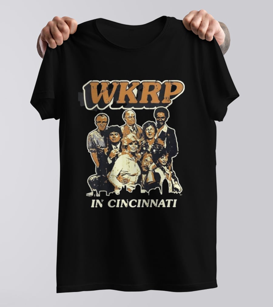 WKRP In Cincinnati Classic TV Show Cast Ensemble T-Shirt