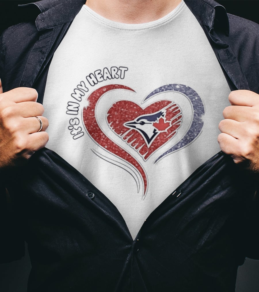 Toronto Blue Jays Heart T-Shirt